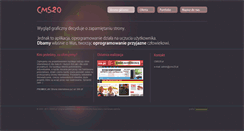 Desktop Screenshot of cms20.pl