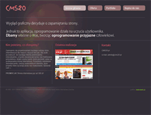 Tablet Screenshot of cms20.pl